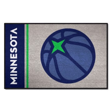 Wholesale-Minnesota Timberwolves Starter Mat - Uniform NBA Accent Rug - 19" x 30" SKU: 17920