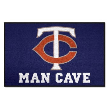 Wholesale-Minnesota Twins Man Cave Starter MLB Accent Rug - 19" x 30" SKU: 22435