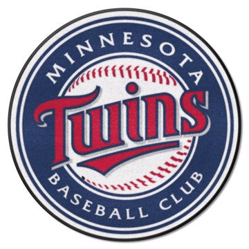 Wholesale-Minnesota Twins Roundel Mat MLB Accent Rug - Round - 27" diameter SKU: 31483