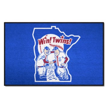 Wholesale-Minnesota Twins Starter Mat - Retro Collection MLB Accent Rug - 19" x 30" SKU: 2103
