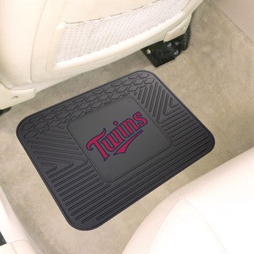 Wholesale-Minnesota Twins Utility Mat MLB Back Seat Car Floor Mats - 1 Piece - 14" x 17" SKU: 10040