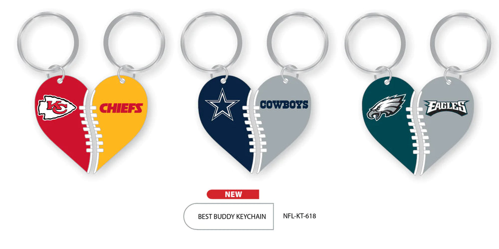 {{ Wholesale }} Minnesota Vikings Best Buddy Keychains 