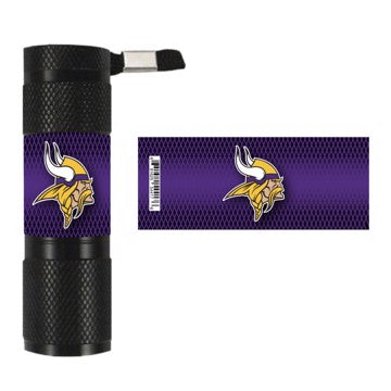 Wholesale-Minnesota Vikings Flashlight NFL 1.1" H x 0.3" W x 3.4" L SKU: 62314