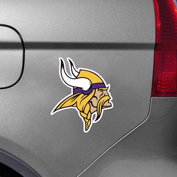 Wholesale-Minnesota Vikings Large Team Logo Magnet NFL Magnet 10" (8.8046" x 9.2077") SKU: 32373