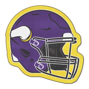 Wholesale-Minnesota Vikings Mascot Mat - Helmet NFL Accent Rug - Approximately 36" x 36" SKU: 31746