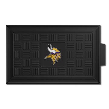 Wholesale-Minnesota Vikings Medallion Door Mat NFL Outdoor Door Mat - 19.5" x 31" SKU: 11446