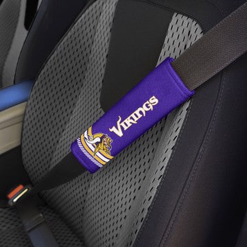 Wholesale-Minnesota Vikings Rally Seatbelt Pad - Pair NFL Interior Auto Accessory - 2 Pieces SKU: 32104