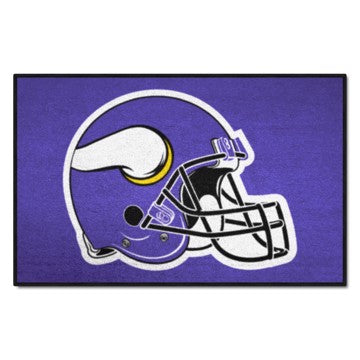 Wholesale-Minnesota Vikings Starter Mat NFL Accent Rug - 19" x 30" SKU: 5764