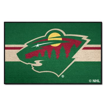 Wholesale-Minnesota Wild Starter - Uniform Alternate Jersey NHL Accent Rug - 19" x 30" SKU: 31939