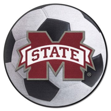 Wholesale-Mississippi State Bulldogs Soccer Ball Mat 27" diameter SKU: 2093