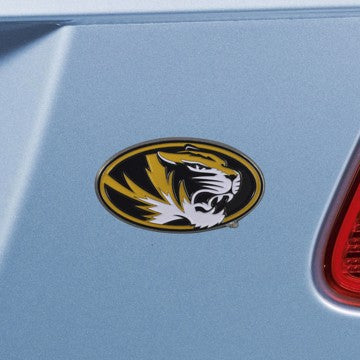 Wholesale-Missouri Emblem - Color University of Missouri Color Emblem 1.8"x3.2" - 'Oval Tiger' Logo SKU: 22232