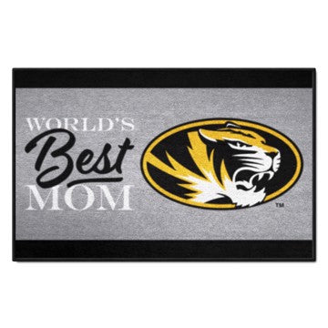 Wholesale-Missouri Tigers Starter Mat - World's Best Mom 19"x30" SKU: 34558