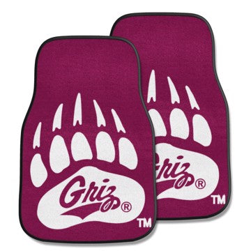 Wholesale-Montana Grizzlies 2-pc Carpet Car Mat Set 17in. x 27in. - 2 Pieces SKU: 5465