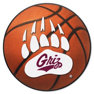 Wholesale-Montana Grizzlies Basketball Mat 27" diameter SKU: 3639