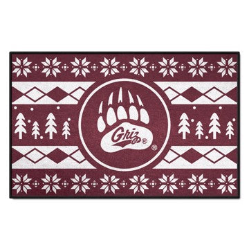 Wholesale-Montana Grizzlies Holiday Sweater Starter Mat 19"x30" SKU: 33001