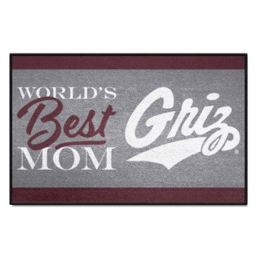Wholesale-Montana Grizzlies Starter Mat - World's Best Mom 19"x30" SKU: 34559