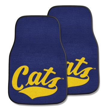 Wholesale-Montana State Grizzlies 2-pc Carpet Car Mat Set 17in. x 27in. - 2 Pieces SKU: 12611