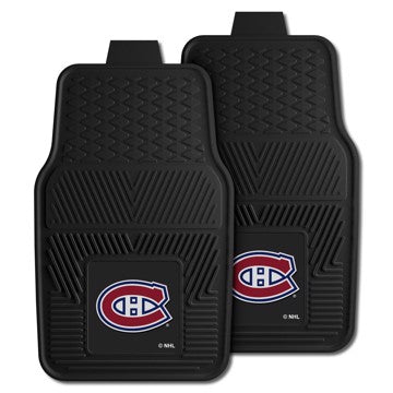 Wholesale-Montreal Canadiens 2-pc Vinyl Car Mat Set NHL Auto Floor Mat - 2 piece Set - 17" x 27" SKU: 10407