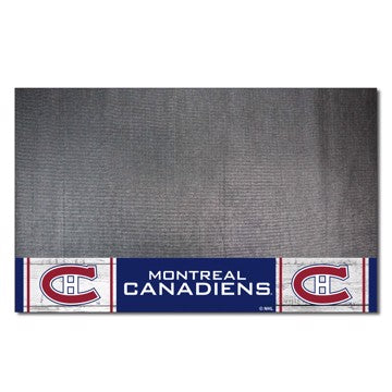 Wholesale-Montreal Canadiens Grill Mat - Retro Collection NHL Vinyl Mat - 26" x 42" SKU: 35534