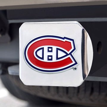 Wholesale-Montreal Canadiens Hitch Cover NHL Color Emblem on Chrome Hitch - 3.4" x 4" SKU: 22777