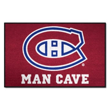 Wholesale-Montreal Canadiens Man Cave Starter NHL Accent Rug - 19" x 30" SKU: 14446