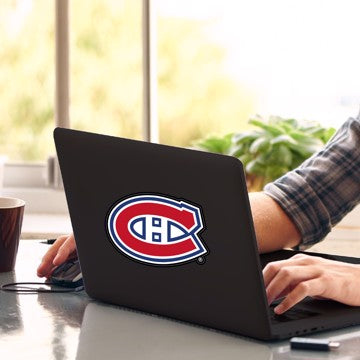 Wholesale-Montreal Canadiens Matte Decal NHL 1 piece - 5” x 6.25” (total) SKU: 30807