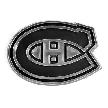 Wholesale-Montreal Canadiens Molded Chrome Emblem NHL Plastic Auto Accessory SKU: 60304