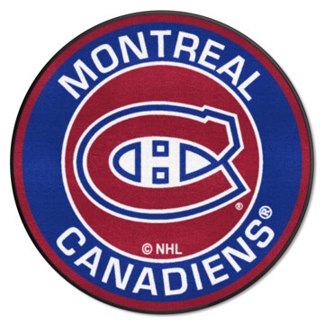 Wholesale-Montreal Canadiens Roundel Mat NHL Accent Rug - Round - 27" diameter SKU: 18876