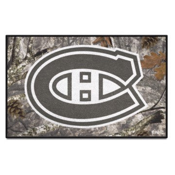 Wholesale-Montreal Canadiens Starter Mat - Camo NHL Accent Rug - 19" x 30" SKU: 34489