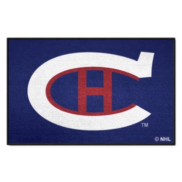 Wholesale-Montreal Canadiens Starter Mat - Retro Collection NHL Accent Rug - 19" x 30" SKU: 35531