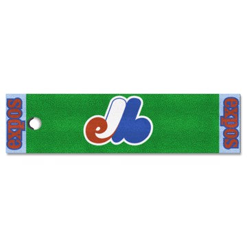 Wholesale-Montreal Expos Putting Green Mat - Retro Collection MLB 18" x 72" SKU: 2207