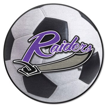 Wholesale-Mount Union Raiders Soccer Ball Mat 27" diameter SKU: 12629