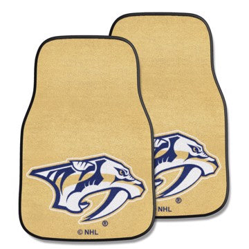 Wholesale-Nashville Predators 2-pc Carpet Car Mat Set NHL Auto Floor Mat - 2 piece Set - 17" x 27" SKU: 15578