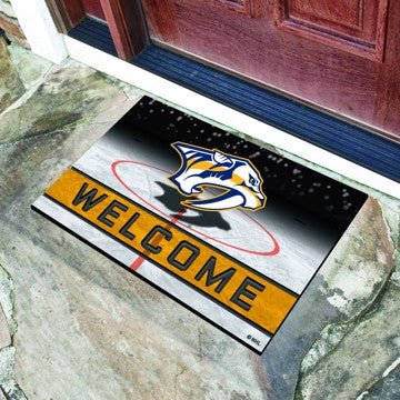 Wholesale-Nashville Predators Crumb Rubber Door Mat NHL Outdoor Door Mat - 18" x 30" SKU: 21277