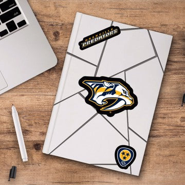 Wholesale-Nashville Predators Decal 3-pk NHL 3 Piece - 5” x 6.25” (total) SKU: 60992