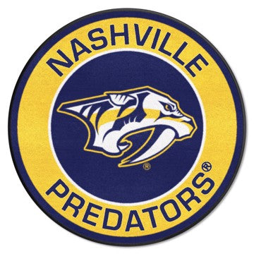 Wholesale-Nashville Predators Roundel Mat NHL Accent Rug - Round - 27" diameter SKU: 18877