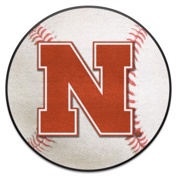 Wholesale-Nebraska Cornhuskers Baseball Mat 27" diameter SKU: 2872