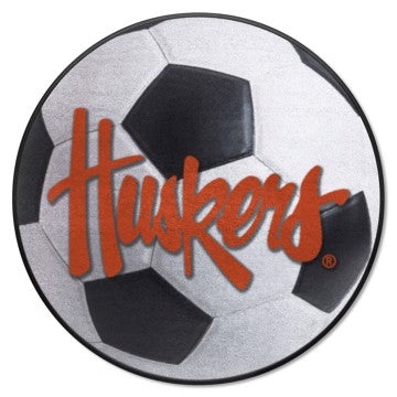 Wholesale-Nebraska Cornhuskers Soccer Ball Mat 27" diameter SKU: 20664