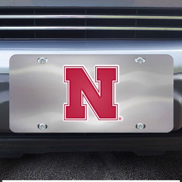 Wholesale-Nebraska Diecast License Plate University of Nebraska Diecast License Plate 12"x6" SKU: 27327