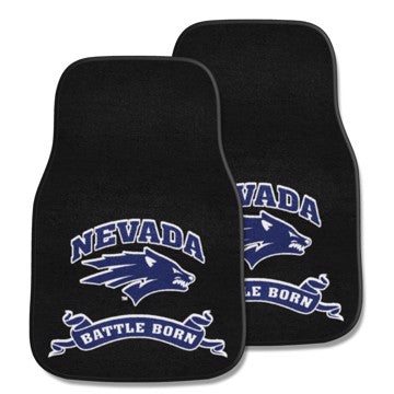Wholesale-Nevada Wolfpack 2-pc Carpet Car Mat Set 17in. x 27in. - 2 Pieces SKU: 20554