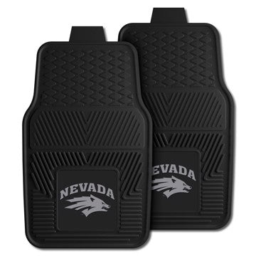Wholesale-Nevada Wolfpack 2-pc Vinyl Car Mat Set 17in. x 27in. - 2 Pieces SKU: 12439