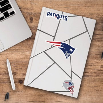 Wholesale-New England Patriots Decal 3-pk NFL 3 Piece - 5” x 6.25” (total) SKU: 60961