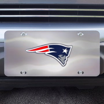 Wholesale-New England Patriots Diecast License Plate NFL Exterior Auto Accessory - 12" x 6" SKU: 26920