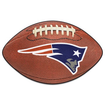 Wholesale-New England Patriots Football Mat NFL Accent Rug - Shaped - 20.5" x 32.5" SKU: 5799