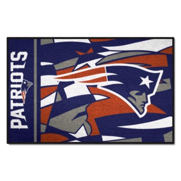 Wholesale-New England Patriots NFL x FIT Starter Mat NFL Accent Rug - 19" x 30" SKU: 23327