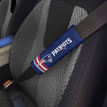 Wholesale-New England Patriots Rally Seatbelt Pad - Pair NFL Interior Auto Accessory - 2 Pieces SKU: 32105