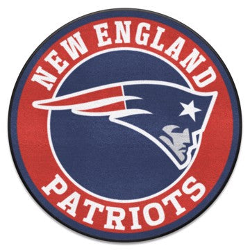 Wholesale-New England Patriots Roundel Mat NFL Accent Rug - Round - 27" diameter SKU: 17966