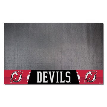 Wholesale-New Jersey Devils Grill Mat NHL Vinyl Mat - 26" x 42" SKU: 14241