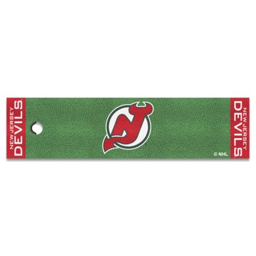 Wholesale-New Jersey Devils Putting Green Mat - Retro Collection NHL 18" x 72" SKU: 35549