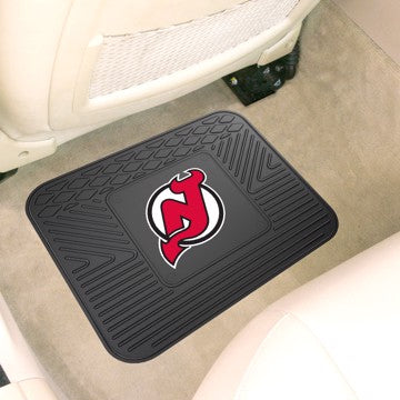 Wholesale-New Jersey Devils Utility Mat NHL Back Seat Car Floor Mats - 1 Piece - 14" x 17" SKU: 10774